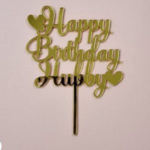 Gold HBD Topper