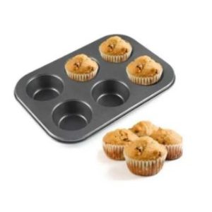 Non Stick 6 Cup Cake mold Tray