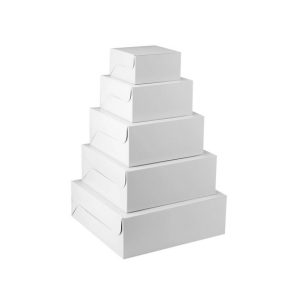 White Cake Box